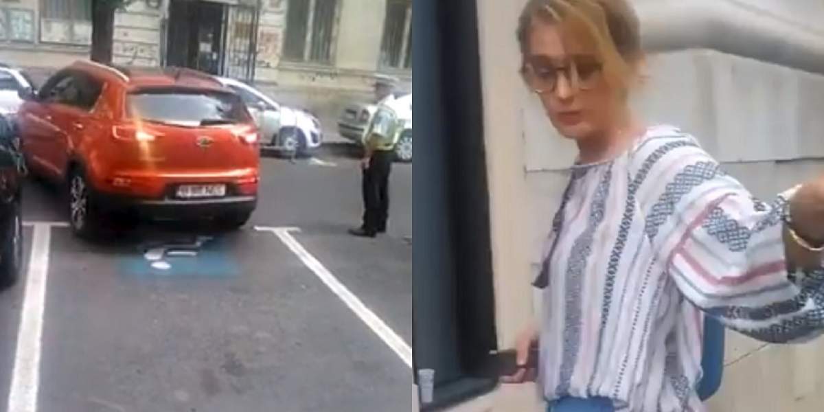 VIDEO / Manuela Hărăbor, filmată în timp ce parca pe un loc destinat persoanelor cu dizabilități. Reacția actriței