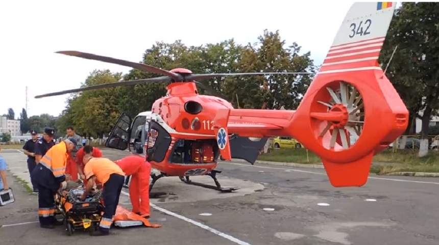 Accident de proporţii la Buzău! La faţa locului a intervenit un elicopter SMURD