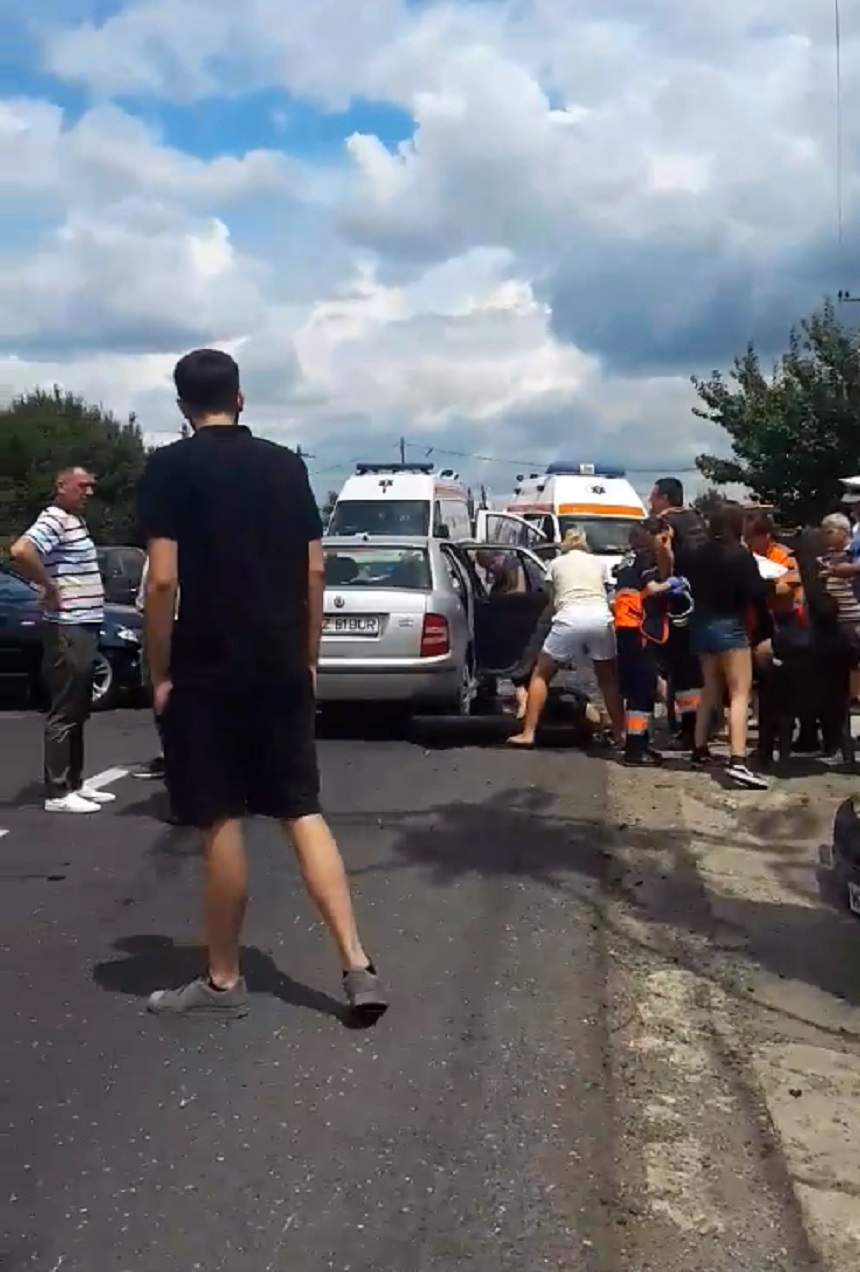 Accident de proporţii la Buzău! La faţa locului a intervenit un elicopter SMURD