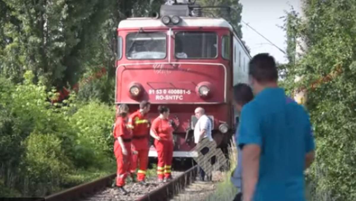 VIDEO / Un bărbat a fost decapitat de tren, sâmbătă dimineaţă, în Bistriţa