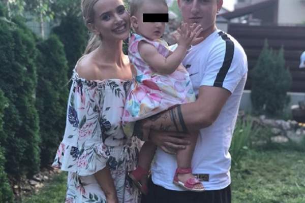 FOTO / Cât de mare s-a făcut fetița lui Steliano Filip! Micuța îi seamănă leit dinamovistului