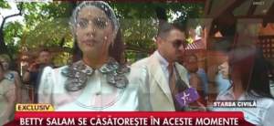 FOTO & VIDEO / Exclusiv. Betty Salam s-a căsătorit cu Cătălin Vişănescu. Primele imagini de la eveniment