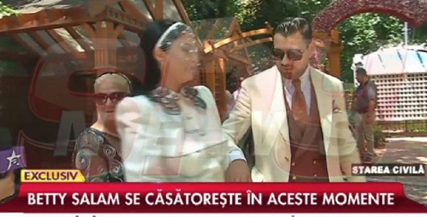 FOTO & VIDEO / Exclusiv. Betty Salam s-a căsătorit cu Cătălin Vişănescu. Primele imagini de la eveniment