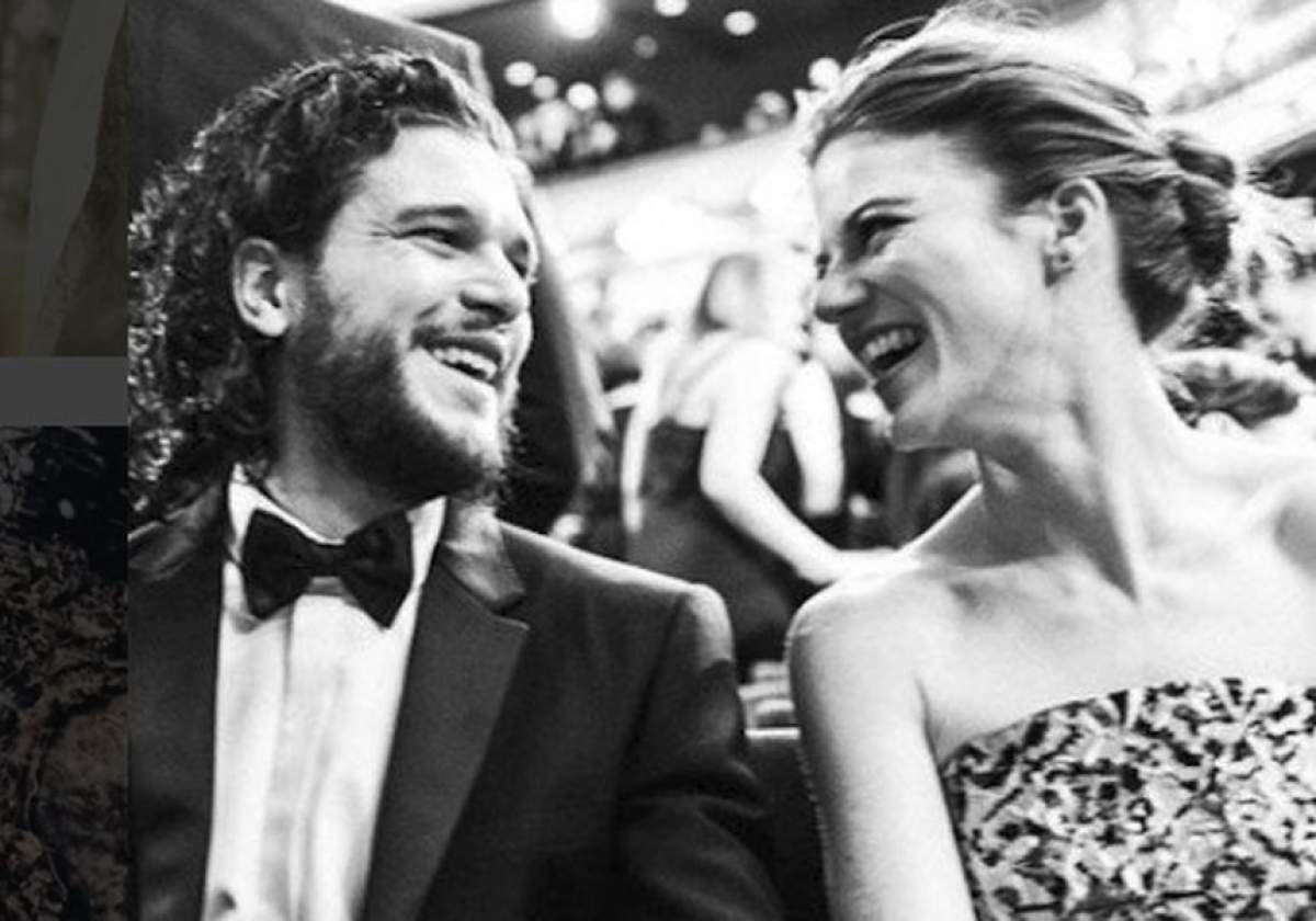 FOTO / Fericire imensă pentru fanii "Game of Thrones". Kit Harington şi Rose Leslie s-au căsătorit. Primele imagini de la nuntă