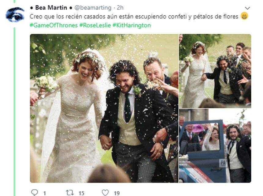 FOTO / Fericire imensă pentru fanii "Game of Thrones". Kit Harington şi Rose Leslie s-au căsătorit. Primele imagini de la nuntă