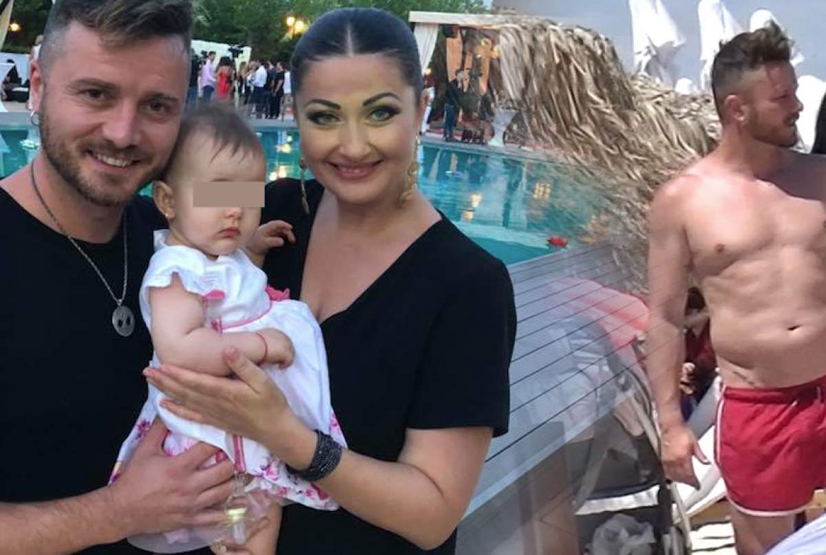 VIDEO PAPARAZZI/ Prima vacanţă la mare în trei! Gabriela Cristea, Tavi Clonda şi Victoria, imagini inedite la plajă