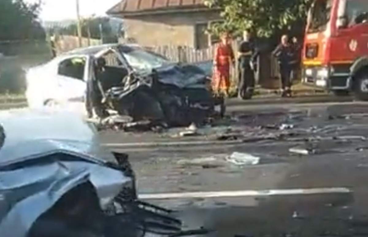 VIDEO / Accident teribil în această dimineaţă, pe DN1B. Patru victime în urma unui impact devastator