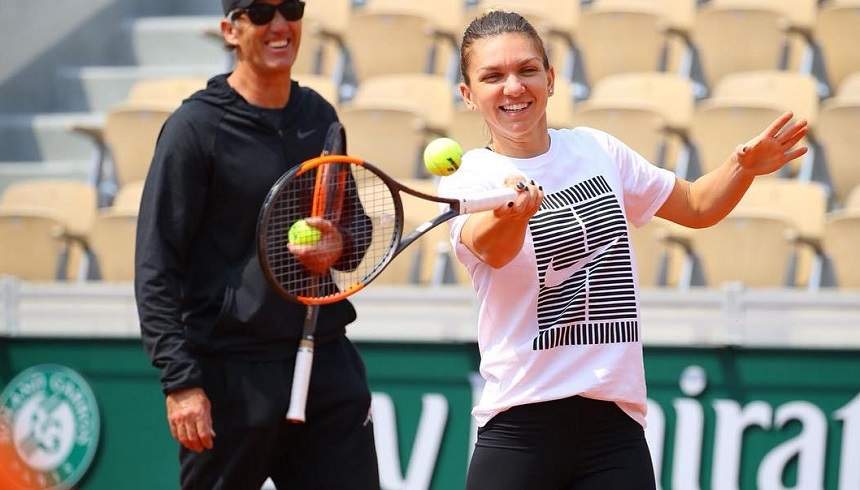 Ce surpriză i-a făcut antrenorul Simonei Halep. "Am fost așa norocoasă"