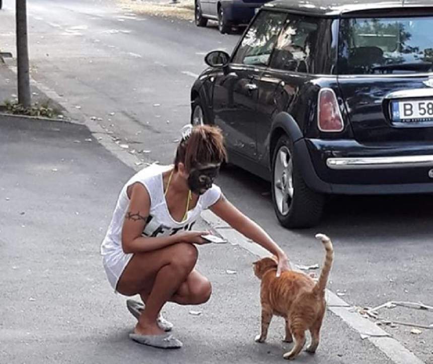 FOTO / Diva, în papuci de casă pe stradă! Uite cum a ieşit din casă Oana Zăvoranu