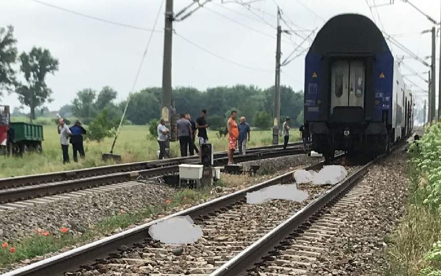 Un cioban a fost lovit de tren şi a murit pe loc