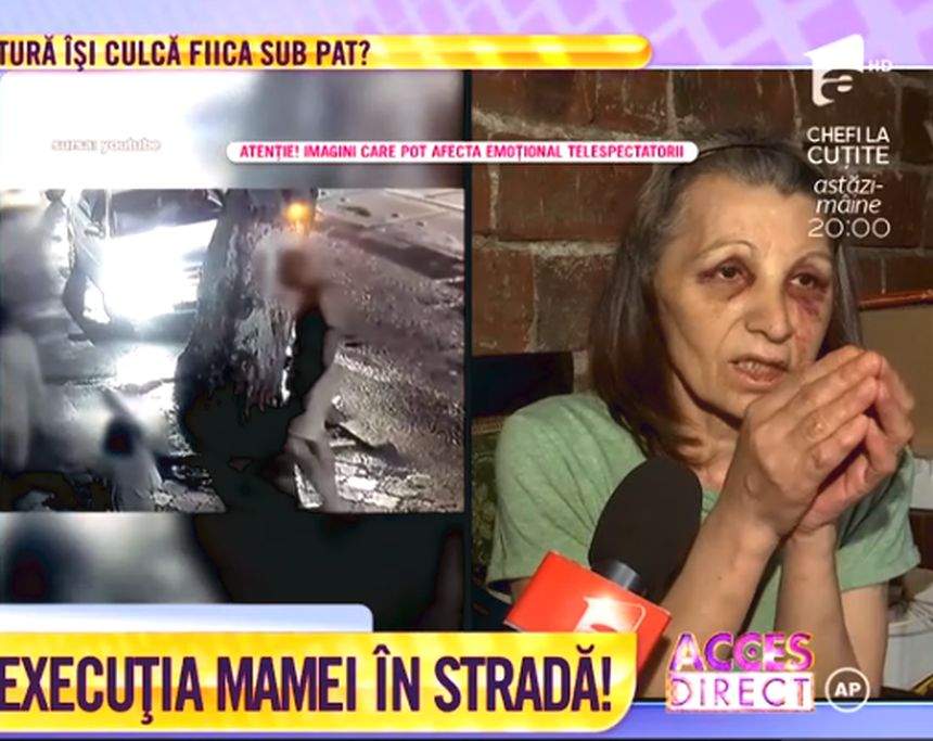 VIDEO / Medicii vinovaţi în cazul bărbatului care şi-a bătut mama pe stradă? În loc să-i dea tratament, l-au sfătuit să meargă la muncă