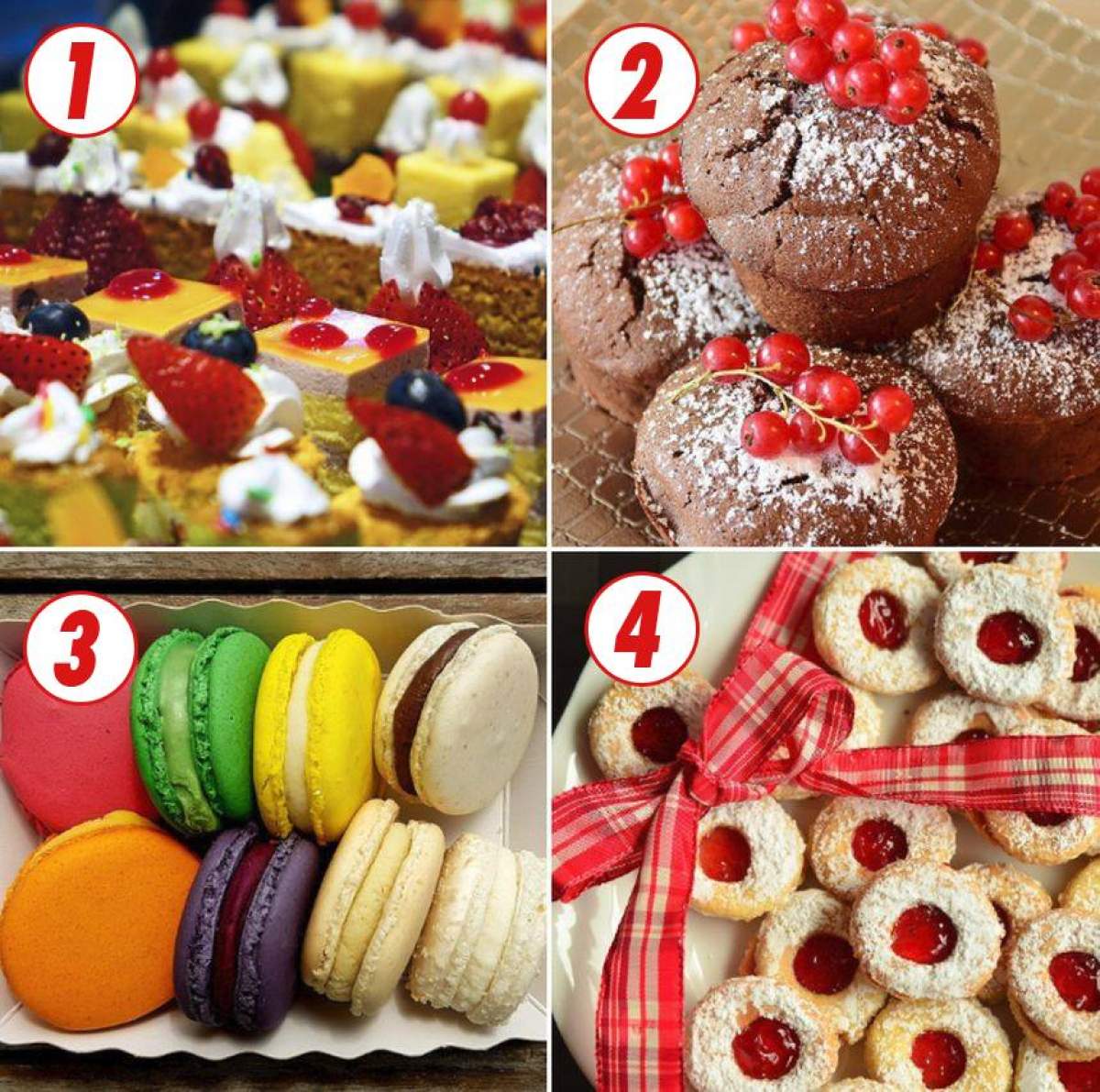 TEST: Alege o singură prăjitură şi află cum stai cu sănătatea. Detaliul care te poate păcăli