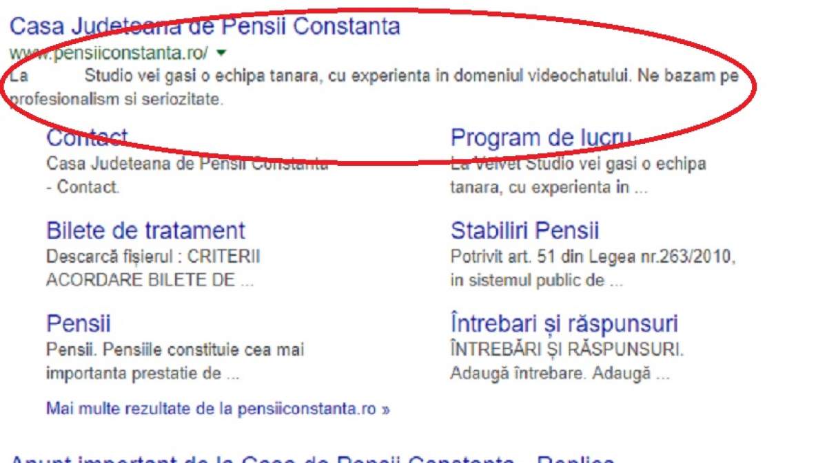 Videochat la Casa de Pensii Constanţa! "Ne bazăm pe profesionalism şi seriozitate"