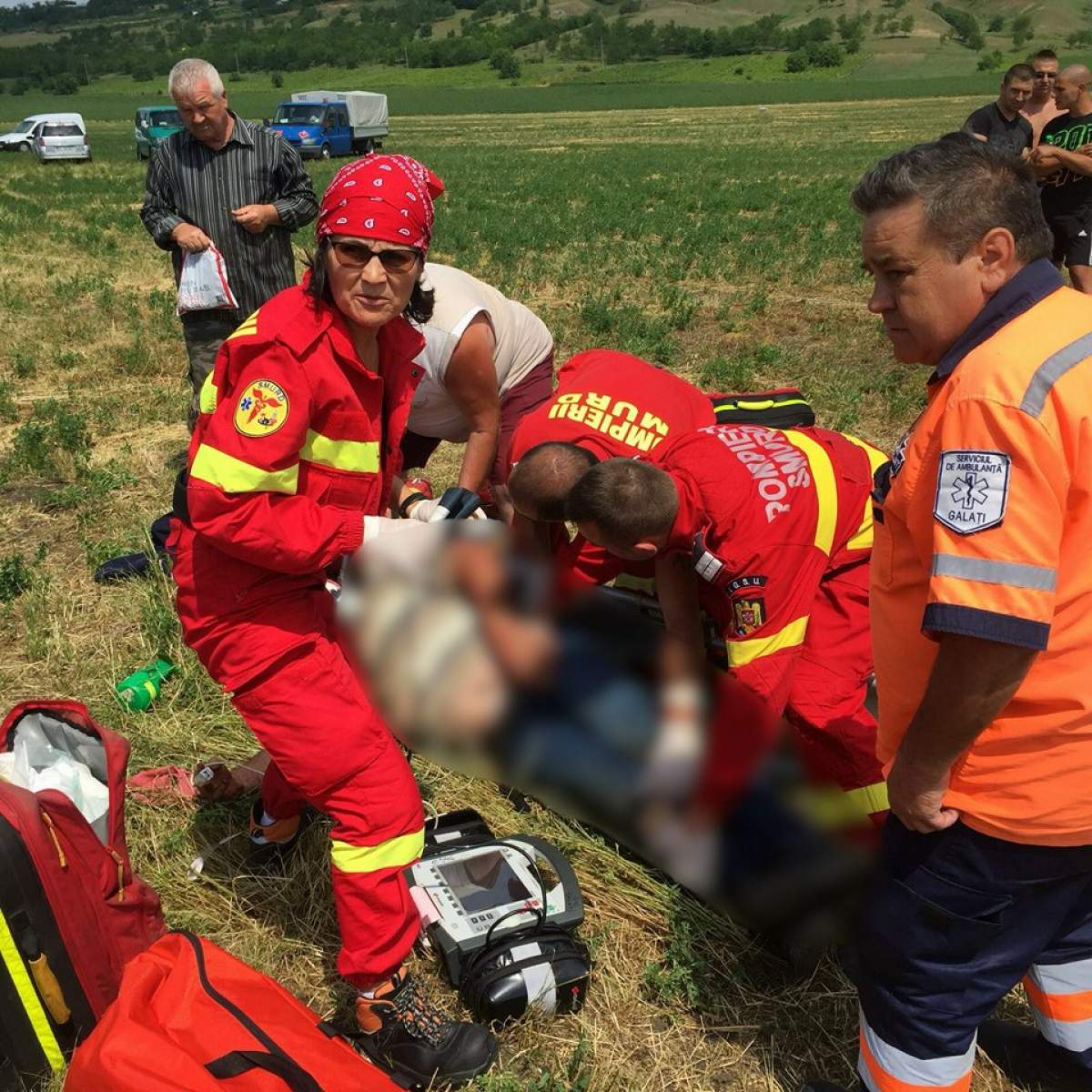 Avion utilitar, aterizat forțat la Galați. Echipajele de salvare au intervenit imediat