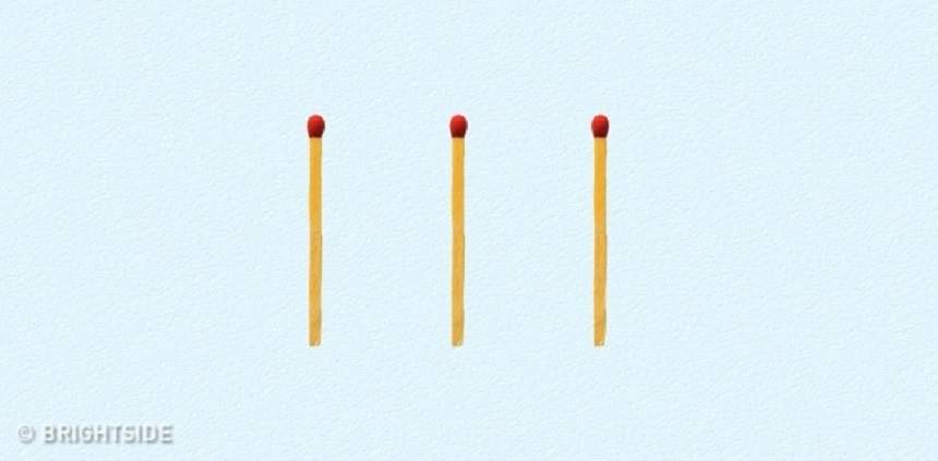 Formează cifra 6 din 3 beţe de chibrit! Poţi să rezolvi acest test? Eşti un adevărat geniu!