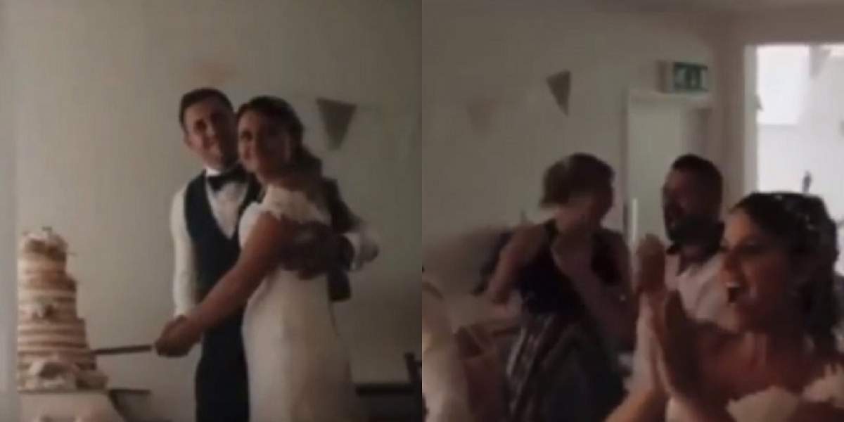 FOTO & VIDEO / Întâmplare ciudată în timpul unei nunţi. Toată lumea a început să ţipe