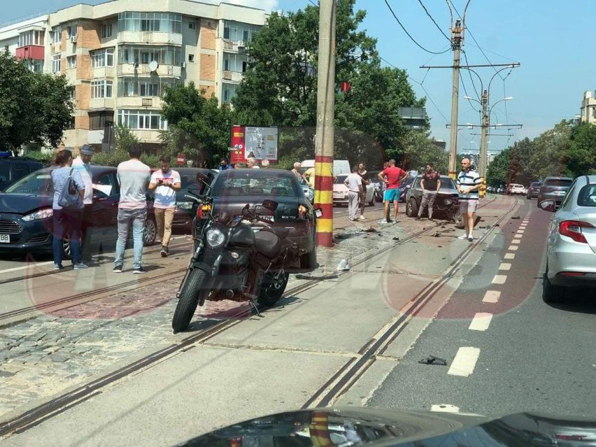 Accident înfiorător în Capitală! Imagini teribile, surprinse în urmă cu puţin timp