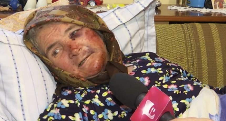 VIDEO / Bătută cu bestialitate la 71 de ani! Bătrânica a fost desfigurată şi jefuită de doi mascați