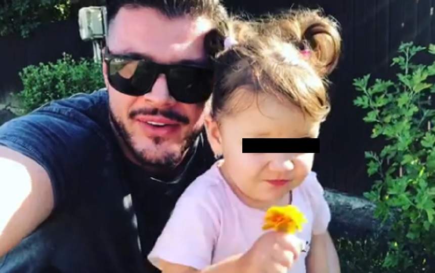 VIDEO / Victor Slav, momente emoționante alături de fetița lui: "Unde-i nasul lui tati?"