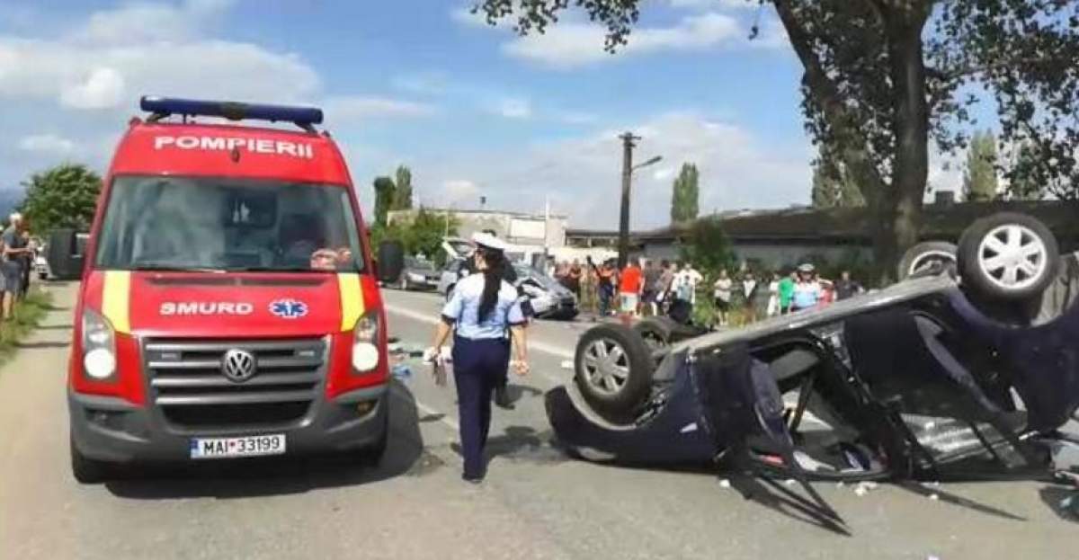 FOTO / Accident dramatic la Hunedoara! Bilanț tragic: un mort și cinci răniți