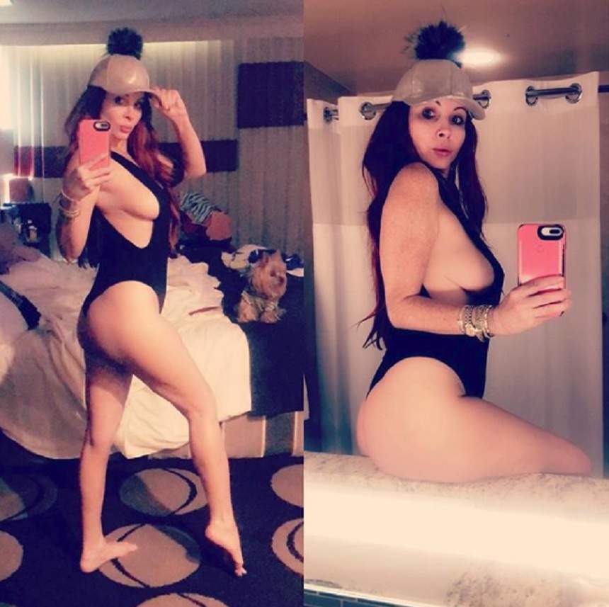 FOTO / Actrița Phoebe Price, în „costumul Evei”, pe internet! Și-a expus fundul gol fără inhibiții