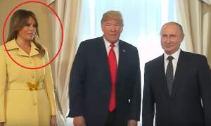 VIDEO / Melania Trump și-a strâns mâna cu Vladimir Putin, dar a avut o reacție de-a dreptul hilară! Imaginile au devenit virale
