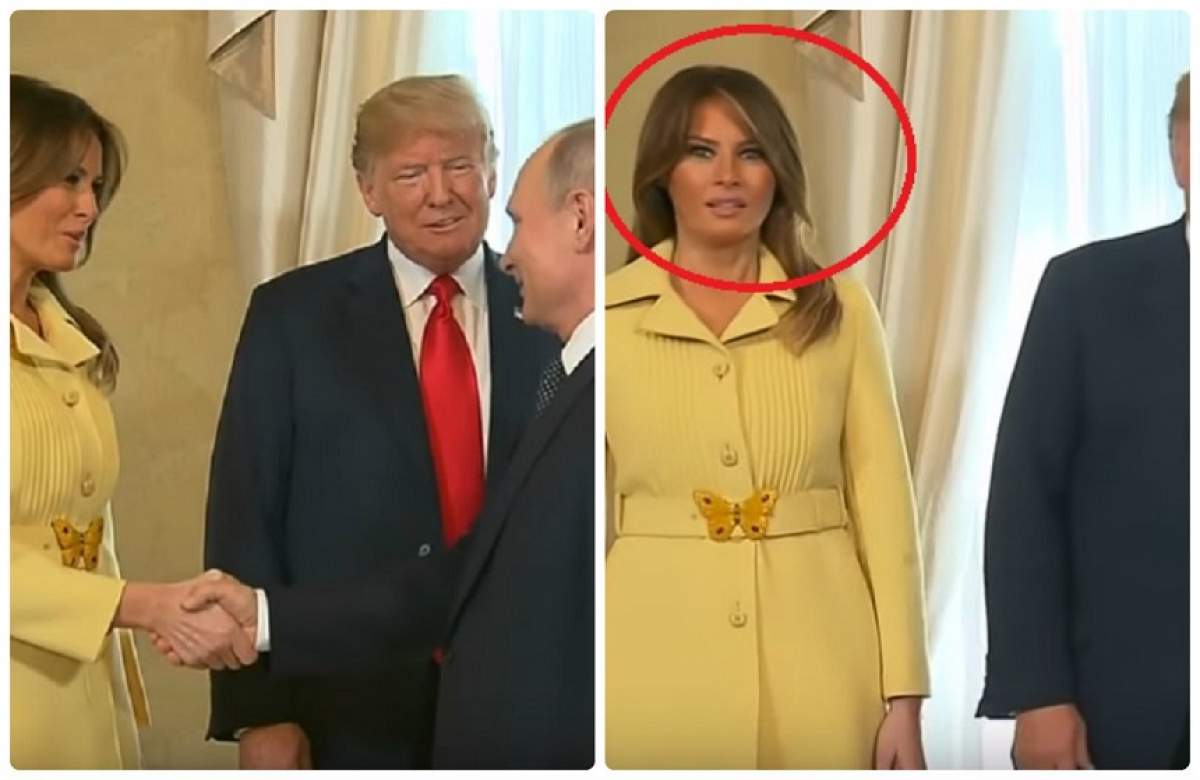 VIDEO / Melania Trump și-a strâns mâna cu Vladimir Putin, dar a avut o reacție de-a dreptul hilară! Imaginile au devenit virale