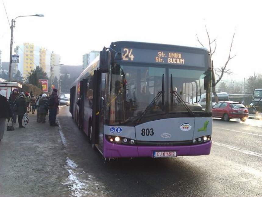 FOTO / Amendă cu motiv uluitor, pentru o femeie din Cluj-Napoca. S-a urcat în autobuz și a avut o surpriză neplăcută