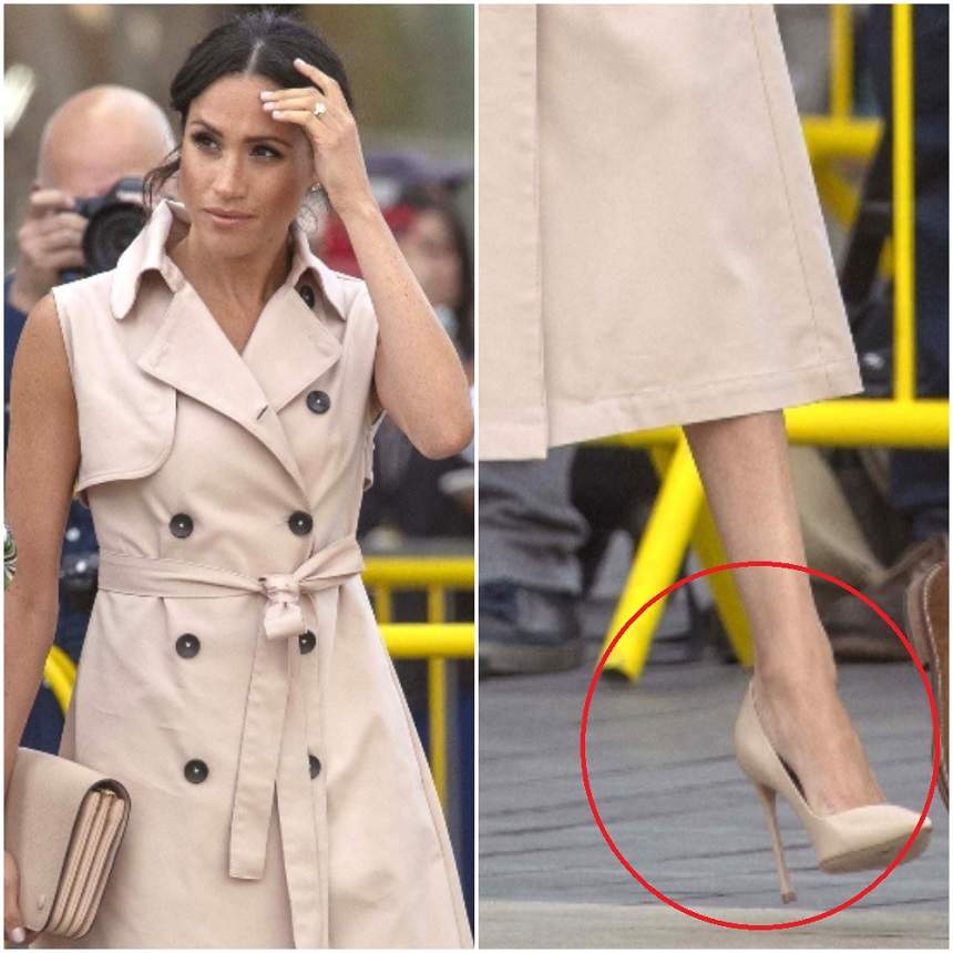 Meghan Markle nu iese din casă fără pantofi cu toc. Iată și care este motivul pentru care nu se va lepăda de ei