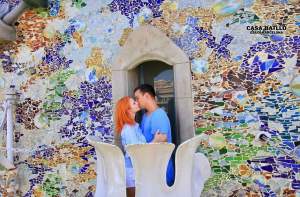FOTO / Cristina Ciobănașu și Vlad Gherman, sărut romantic pe balcon. Cei doi sunt în vacanță într-o destinație de vis