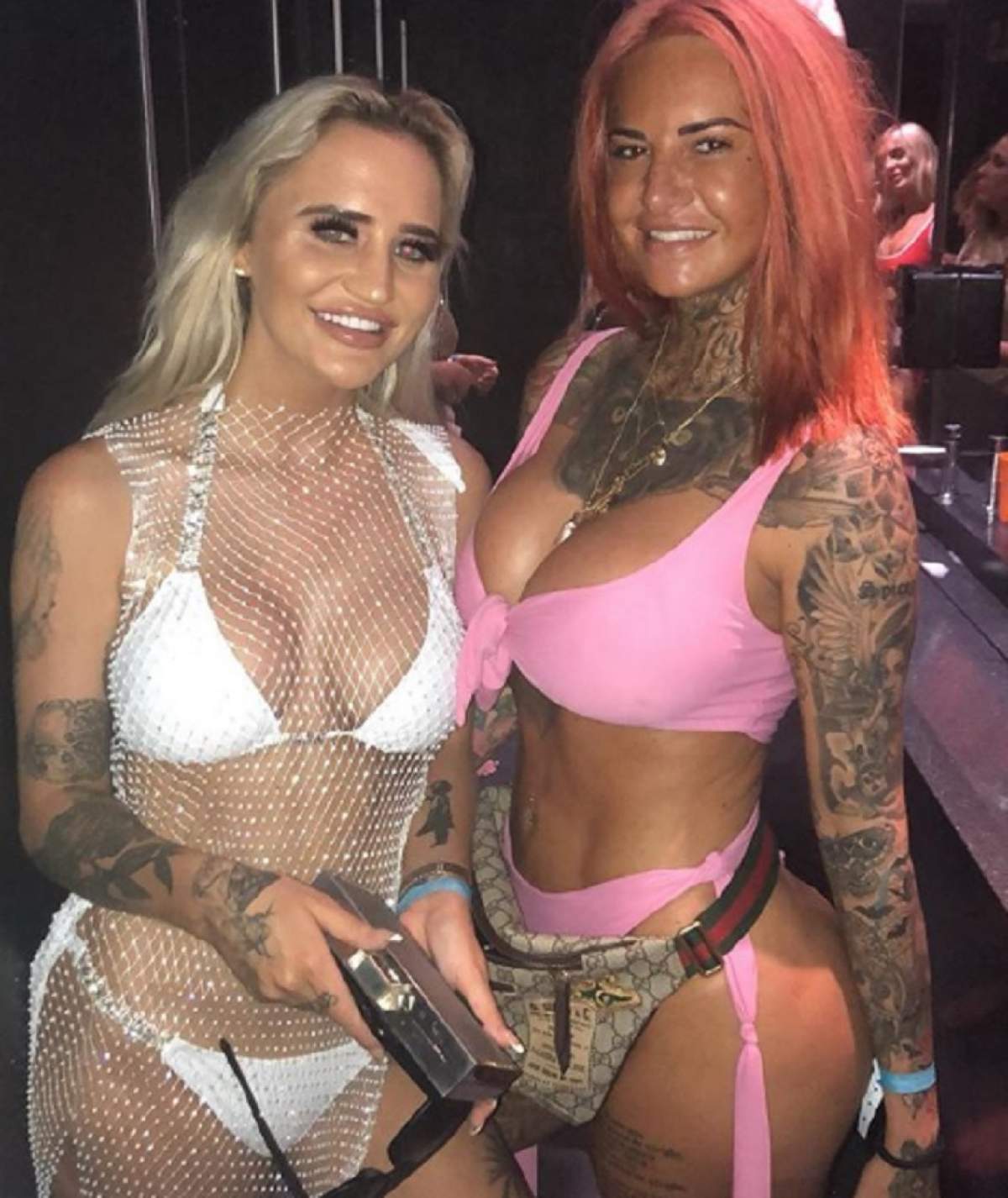 FOTO / Nimic nu-i prea mult pentru îndrăzneala ei! Jemma Lucy a ieșit într-un club de fițe aproape goală