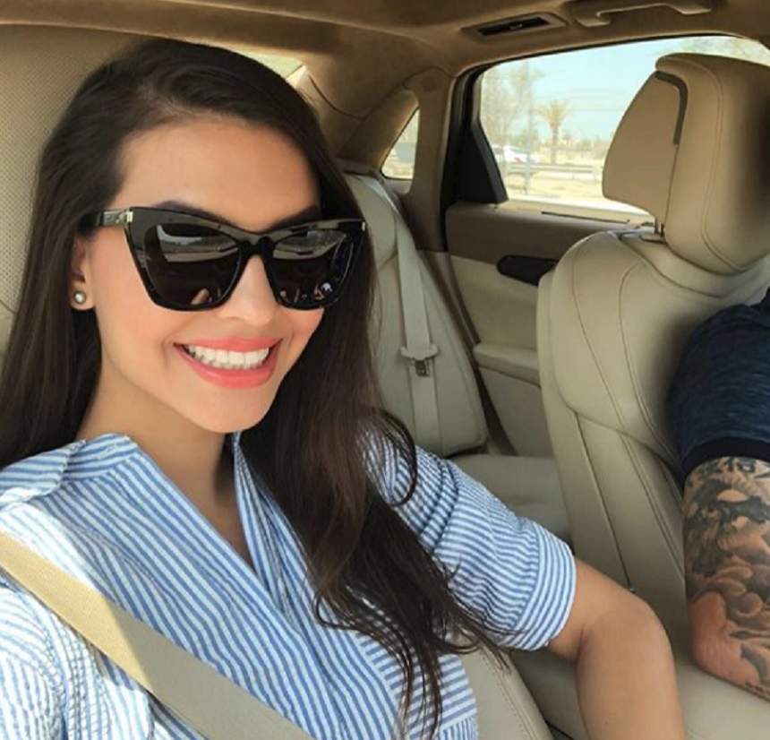 FOTO / Soția lui Adi Mutu, bombă sexy pe plajele din Dubai! Sandra e una dintre cele mai hot mămici