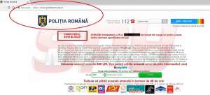 Escrocheria marca "Poliţia Română" care face ravagii pe Internet! Documente exclusive