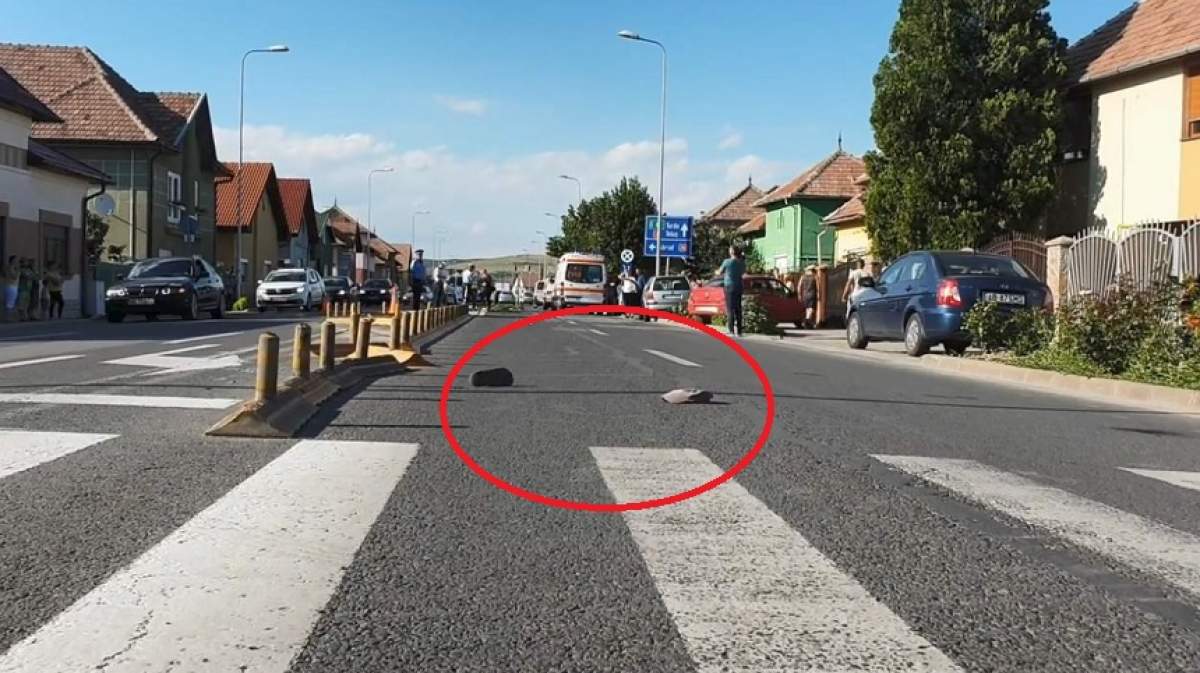 VIDEO & FOTO / Accident mortal la Alba! Un șofer de numai 24 de ani a spulberat un bărbat pe trecerea de pietoni