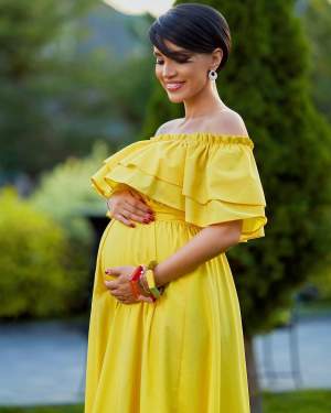 FOTO / Cum s-a pregătit Adelina Pestrițu de nașterea fetiței sale. Avem imaginile