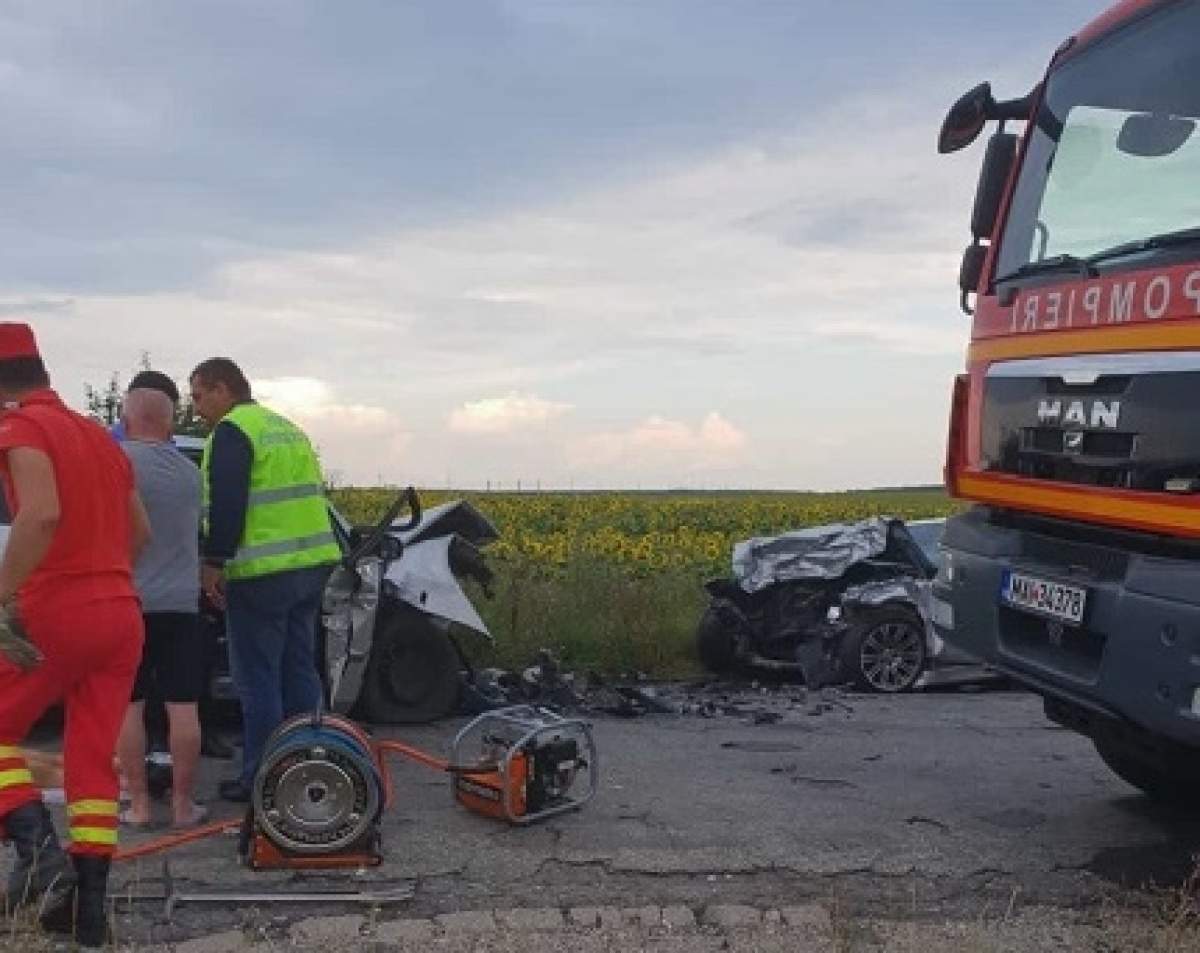 Accident foarte grav în Olt! Doi tineri de 23 şi 18 ani au murit pe loc