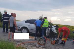 Accident foarte grav în Olt! Doi tineri de 23 şi 18 ani au murit pe loc