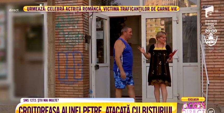 VIDEO / Act de canibalism în scara blocului! Croitoreasa Alinei Petre, muşcată până la sânge de un dependent de droguri