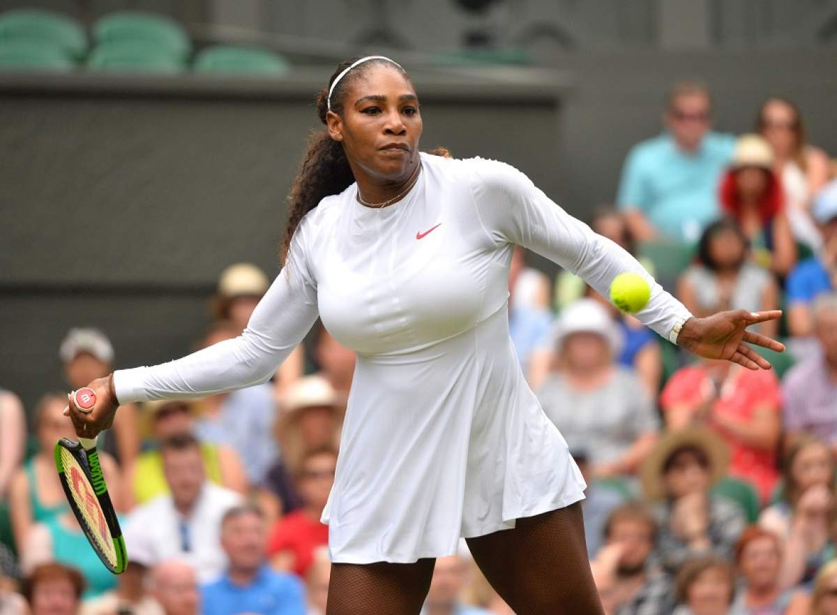 FOTO / Serena Williams, poziție deocheată la Wimbledon. Detaliul care a atras atenția tuturor