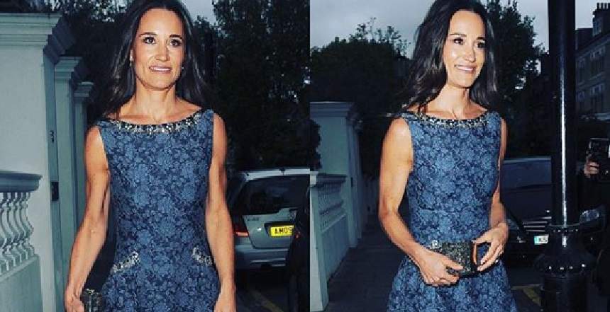 FOTO / Pippa Middleton, sora ducesei de Cabridge, cu burtica de gravidă pe străzile londoneze