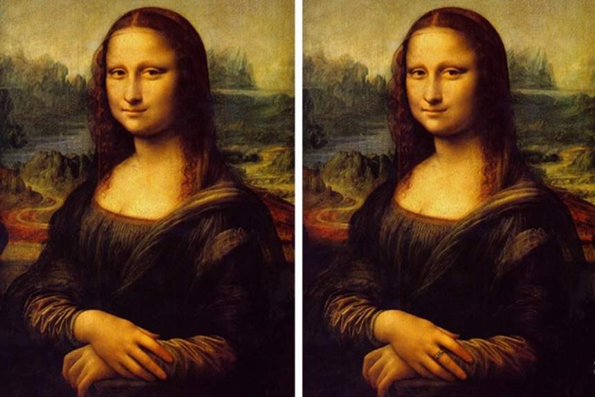 TEST: Găseşte cele două diferenţe dintre portretele Mona Lisei şi află dacă ai o inteligenţă dezvoltată peste măsură