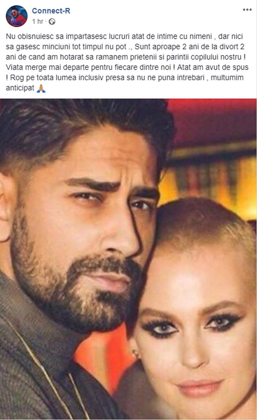 FOTO / Misha şi-a schimbat statusul pe Facebook, dar Connect-R este în continuare "căsătorit", după anunţul divorţului