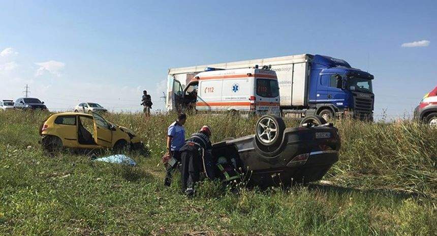 Accident teribil, marţi după-amiază, pe centura Timişoarei. Două persoane au murit