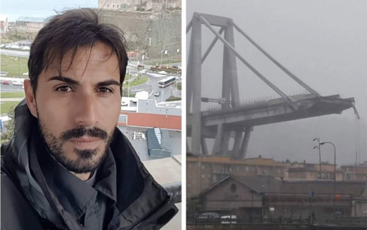 Un fotbalist a căzut 30 de metri în gol de pe podul din Genova! A supravieţuit miraculos!