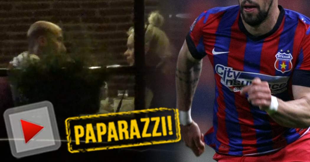 VIDEO PAPARAZZI / El e fotbalistul model! Iată cum îşi răsfaţă soţia unul dintre favoriţii lui Gigi Becali