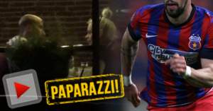 VIDEO PAPARAZZI / El e fotbalistul model! Iată cum îşi răsfaţă soţia unul dintre favoriţii lui Gigi Becali