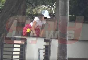 VIDEO PAPARAZZI / Imagini bombă cu fiica lui Dragoş Săvulescu! Puştoiaca milionarului a sărit gardul şi a plecat de acasă