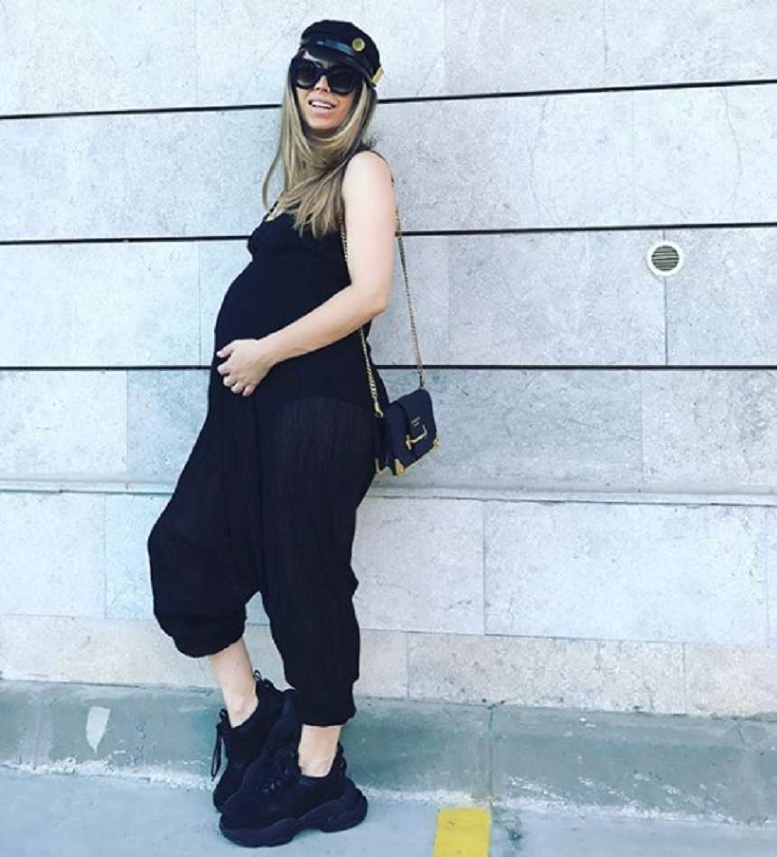 FOTO / Ana Pîrvulescu mai are puțin și își strânge în brațe fetița! Cum arată sora Elenei Gheorghe, în ultima lună de sarcină