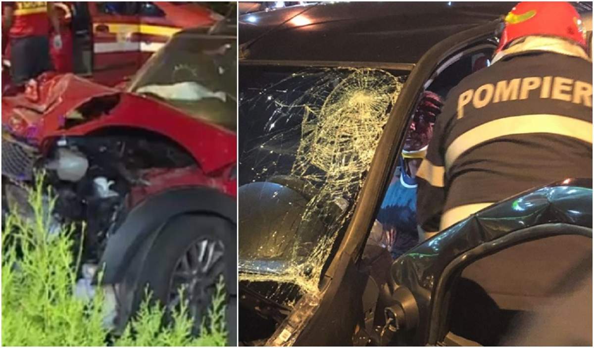 VIDEO / Două mașini s-au făcut praf pe o șosea din București! Șoferul ar fi vrut să se sinucidă