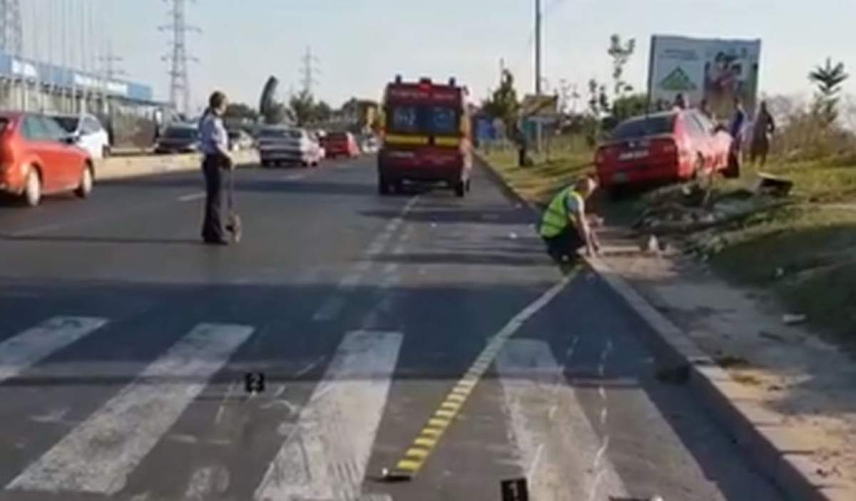 VIDEO / Accident grav la Constanţa, produs de un şofer de 22 de ani. Fetiţă luată pe capotă şi aruncată pe jos
